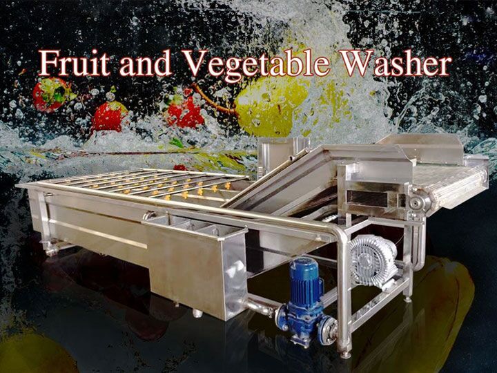 machine à laver les fruits et légumes
