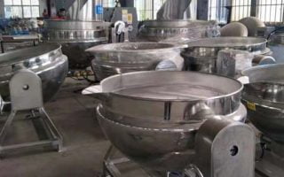 jacketed pan in stock