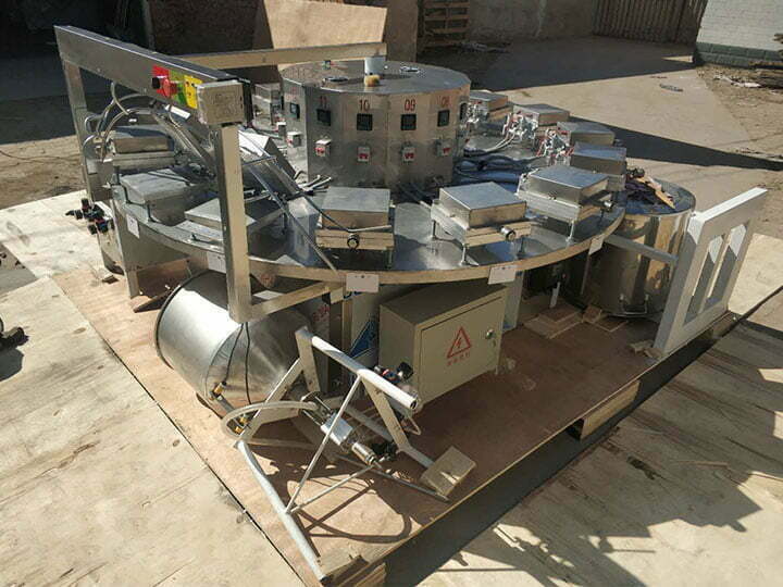 Máquina de cesta de gofres de helado iraquí para envío