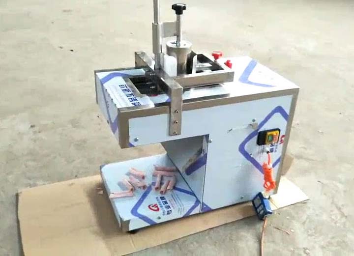 automatic meat slicing machine for cut single meat slice for each time