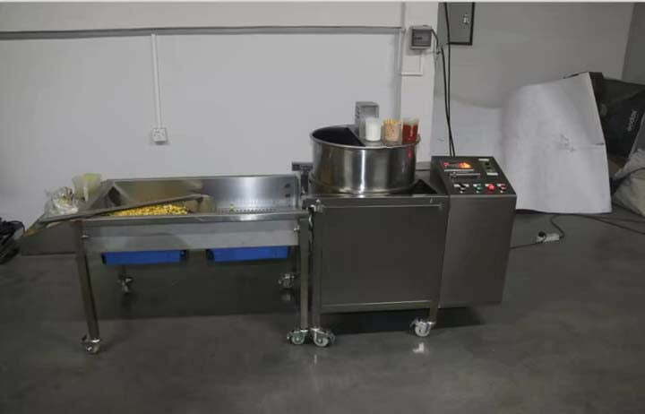 Commercial popcorn production