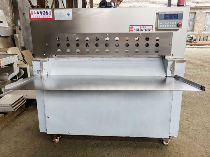 Máquina cortadora de carne congelada de ocho rollos en stock