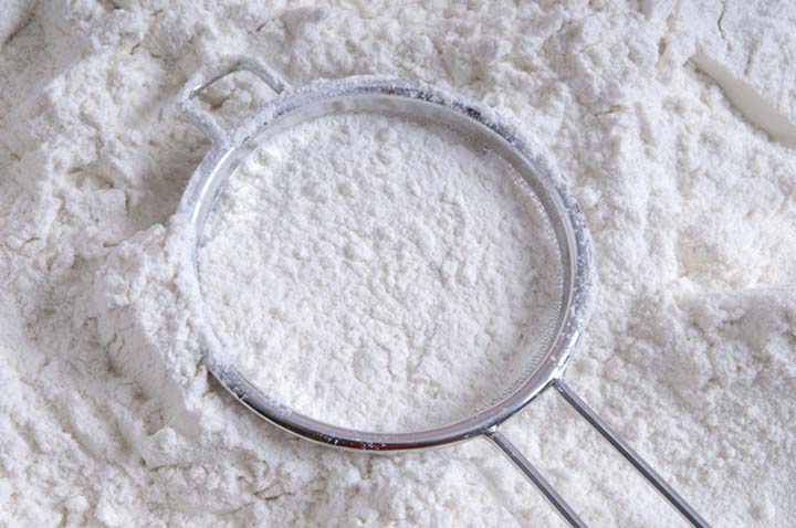 Flour for making dough