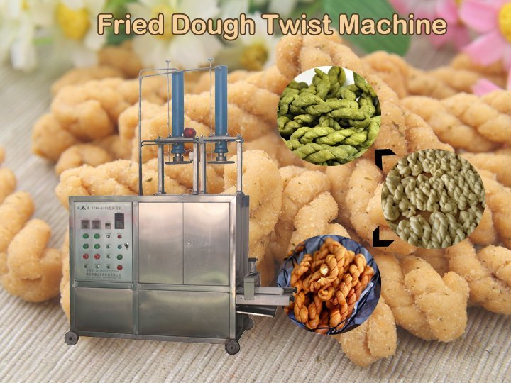 máquina de torsión de masa frita