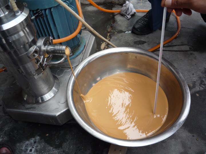 fabrication du beurre de cacahuète