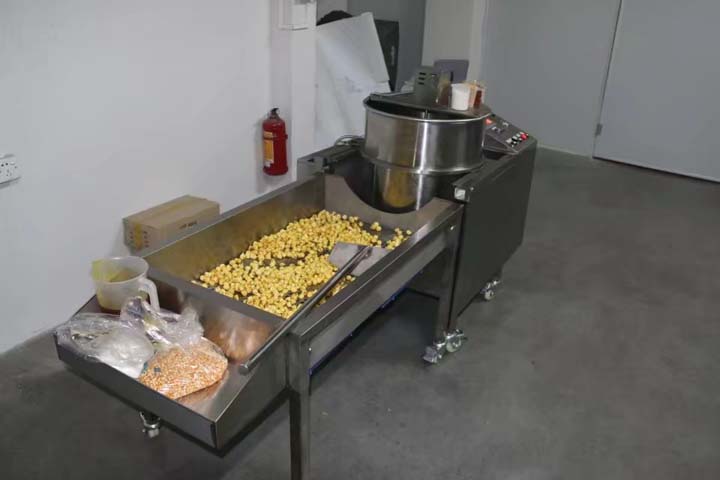 Popcorn production