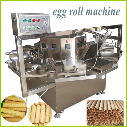 máquina automática de rollo de huevo