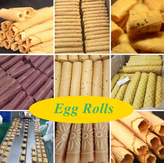 Various egg rolls