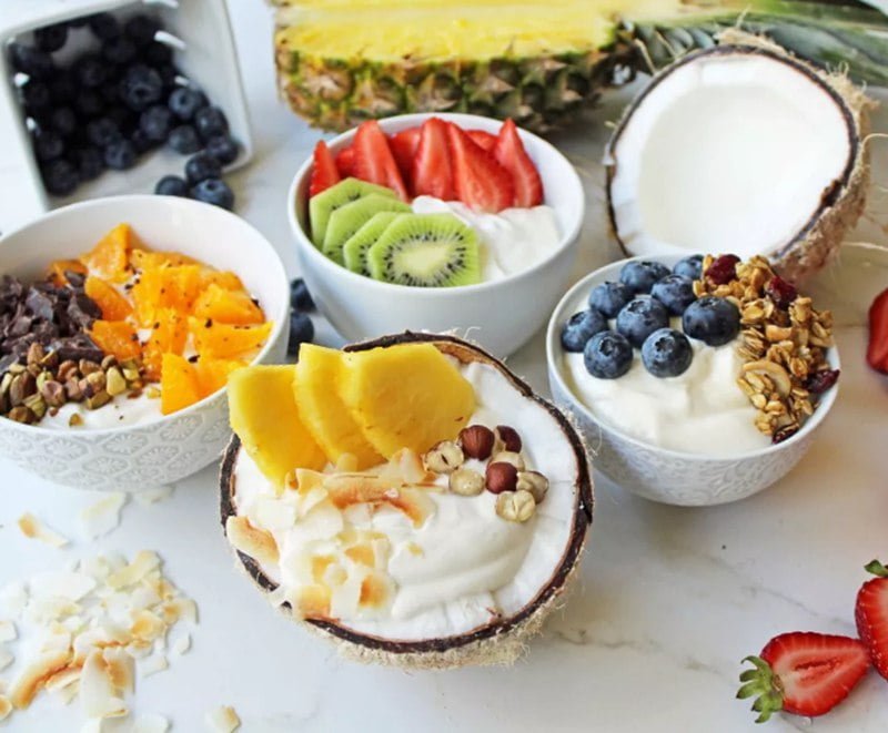 Yogurt a base di frutta prodotto con macchine yogurtiere complete