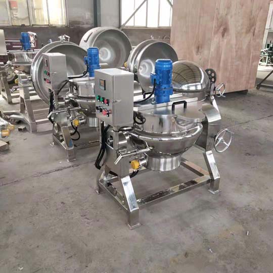 jacketed cooking pot for shipping