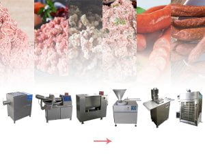 Sausage production line