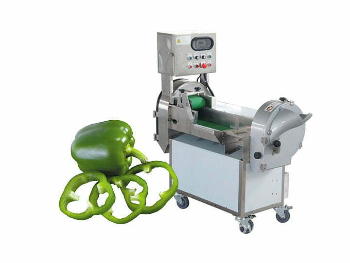 machine de découpe de poivron vert