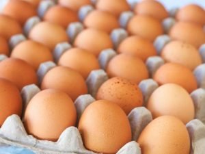 Uova di gallina selezionate