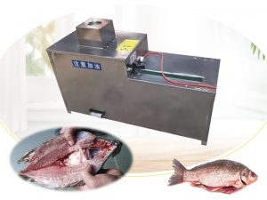 販売のための魚の内臓抜き機