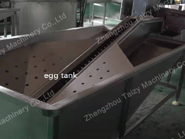 máquina limpiadora de huevos de una hilera