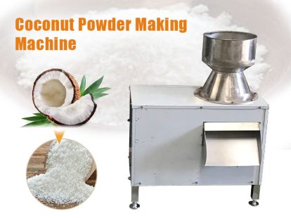 máquina para hacer polvo de coco