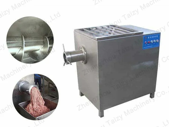meat cutting and meat grinding machine